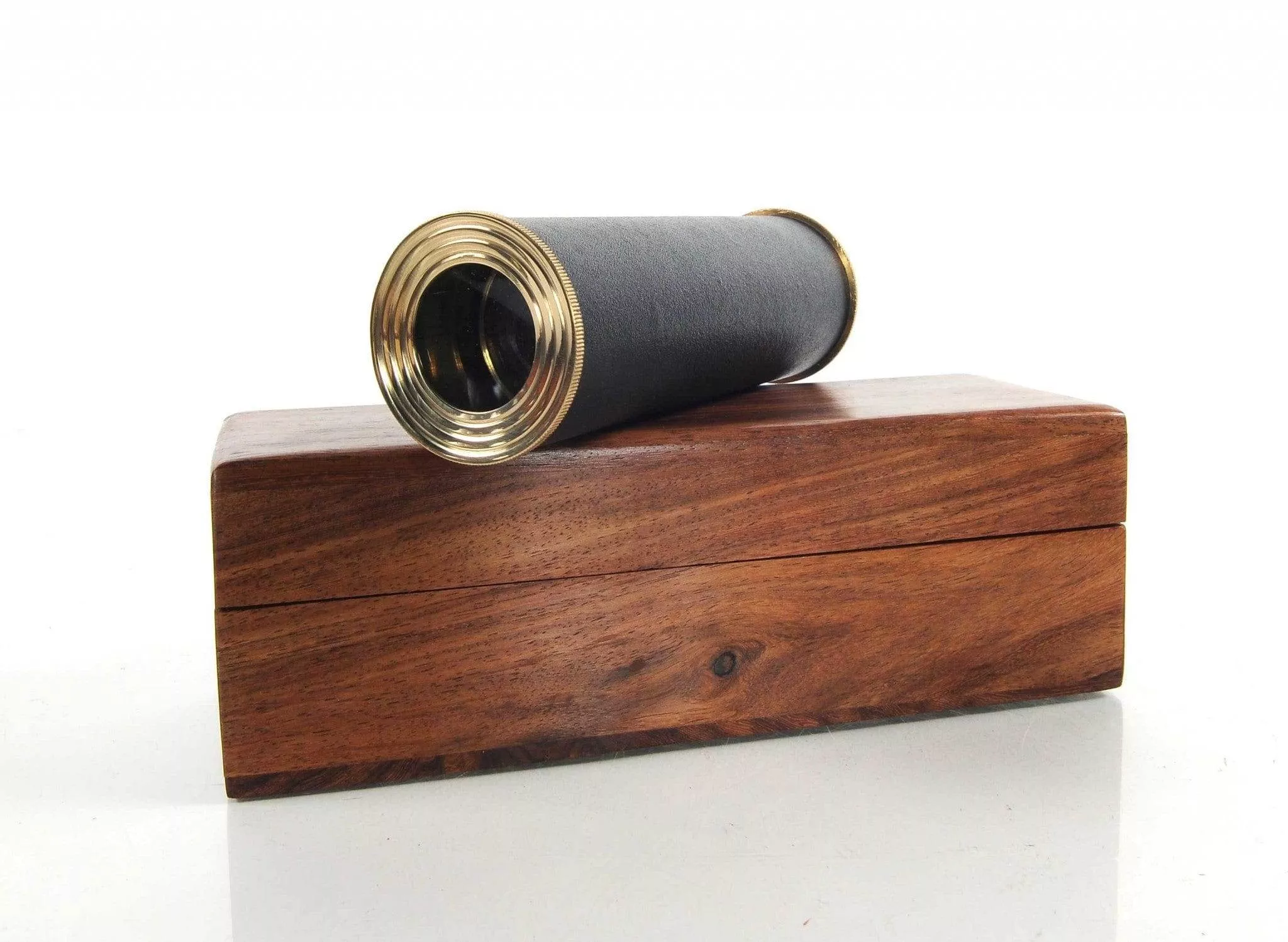 1.5″ X 15″ X 1.5″ Handheld Telescope In Wood Box