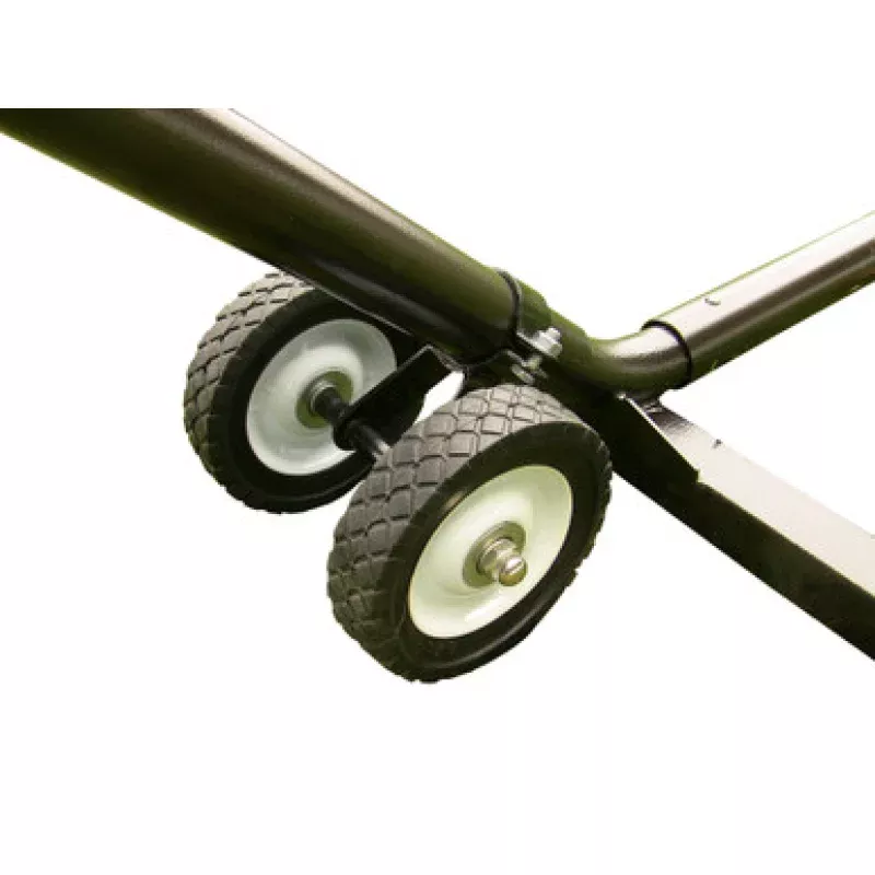 10 Black Rubber & Steel Hammock Stand Wheel Kit | Pool Central