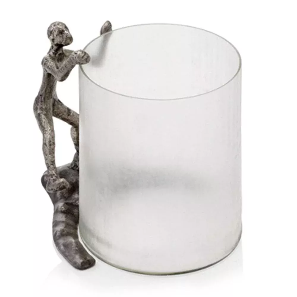 10″ Silver Aluminum Tabletop Sculpture