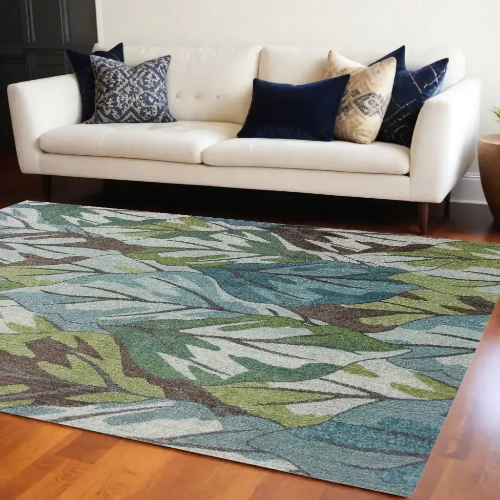 10′ X 13′ Blue Area Rug