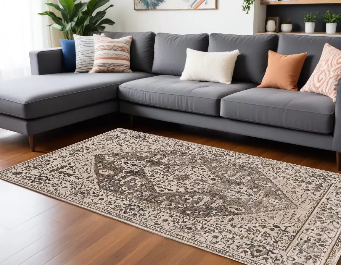 10′ X 13′ Gray Area Rug