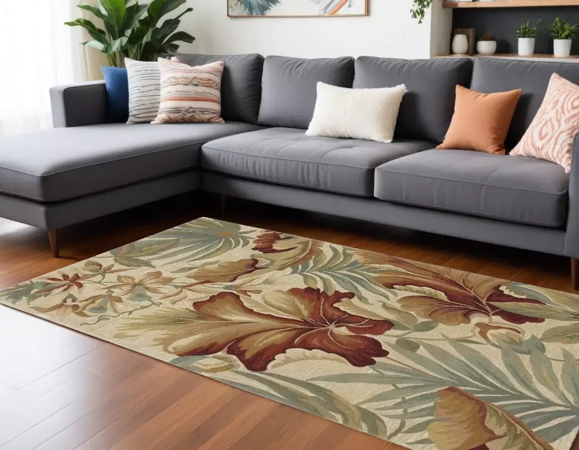 102 X 138 IvoryWool Rug