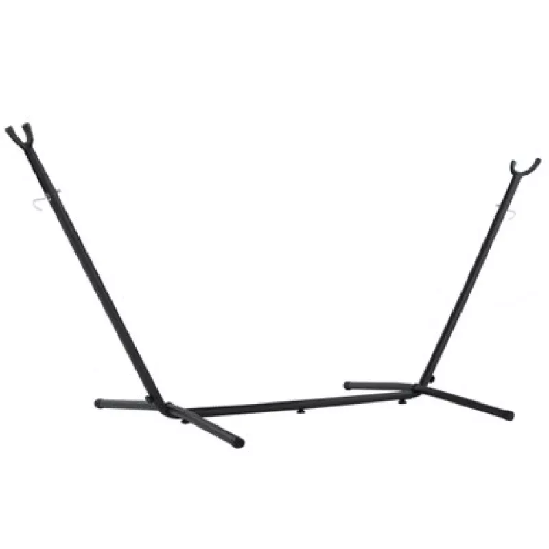 110 Black Squared Steel Hammock Stand With Hardware | Pool Central