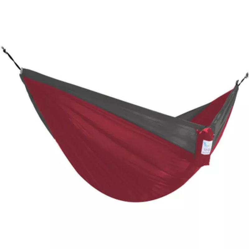 128 Red & Gray Heavy Duty Lightweight Traveler’s Nylon Hammock | Pool Central