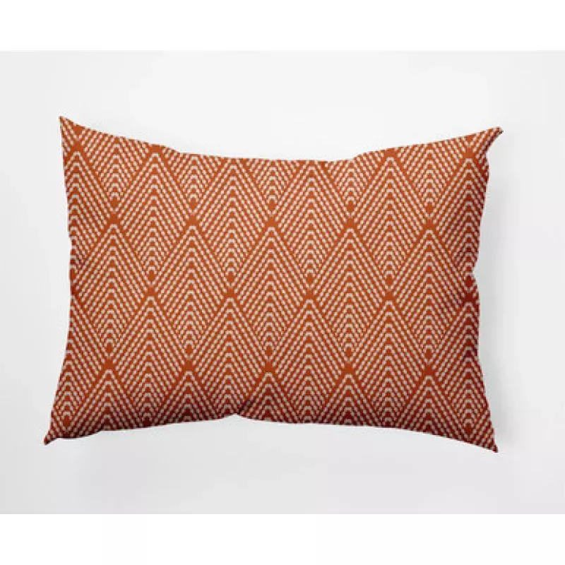 14 x 20 Orange Rectangular Lifeflor Outdoor Throw Pillow | Pool Central