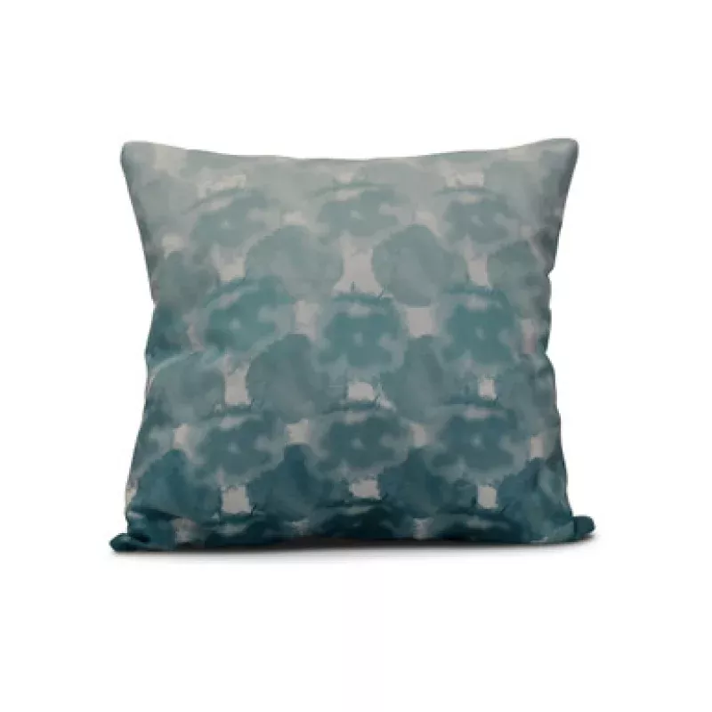 16 x 16 Blue & White Beach Clouds Square Outdoor Throw Pillow | Pool Central