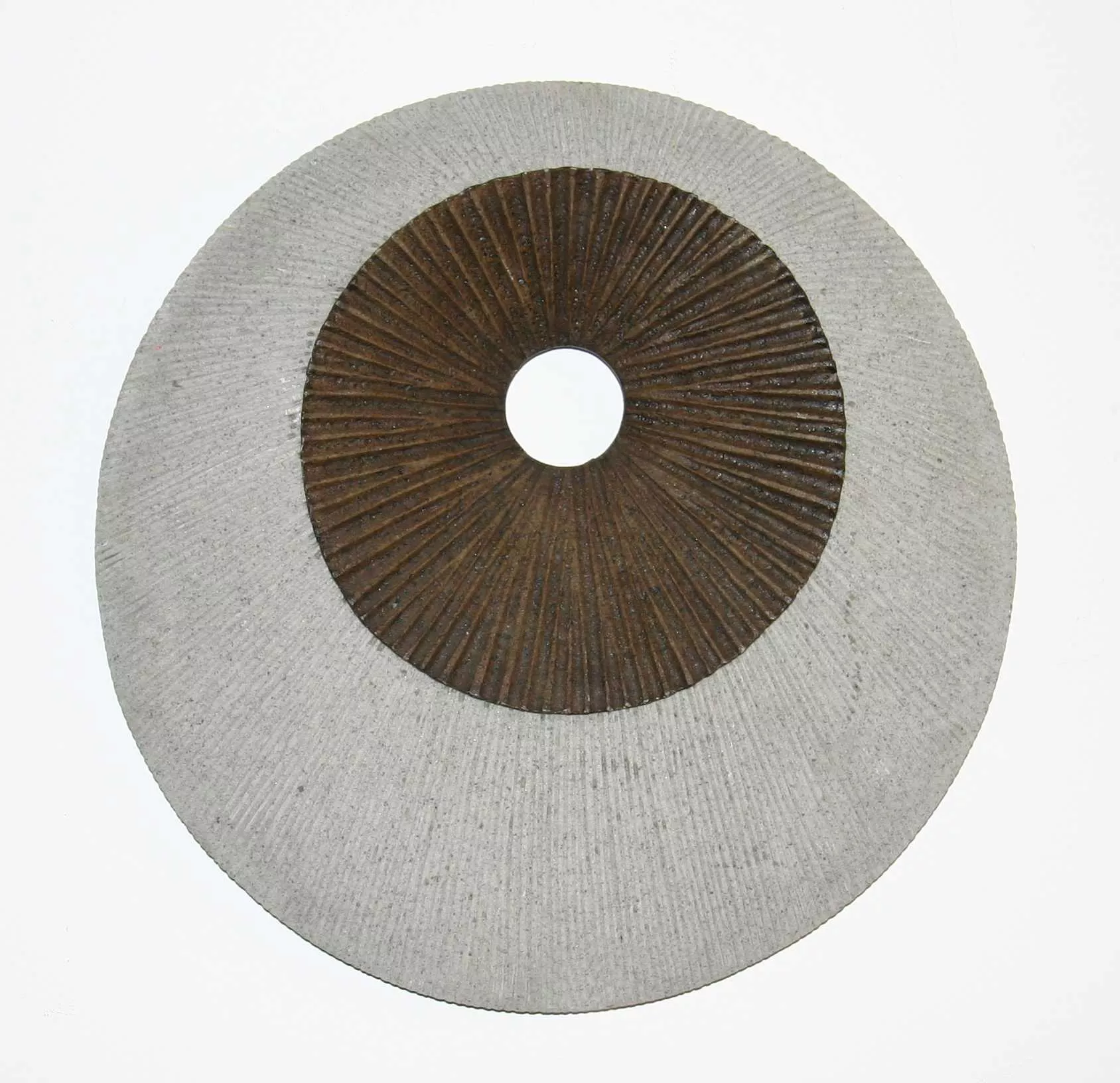 19" X 19" X 2.5" Grey And Brown Stone Wall Decor