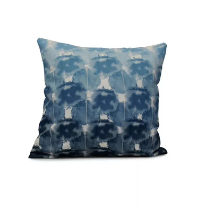 20 x 20 Blue & White Beach Clouds Outdoor Throw Pillow | Pool Central