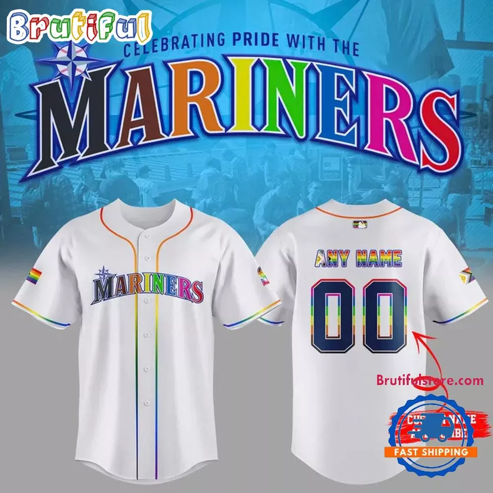 2025 Celebrating Pride With The Seattle Mariners 2025 Baseball Jersey