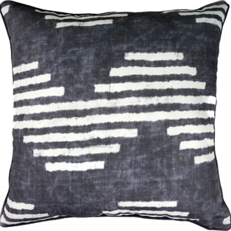 22 Blue & White Square Outdoor Patio Throw Pillow | Pool Central