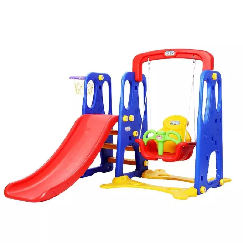 3-in-1 Toddler Slide and Swing