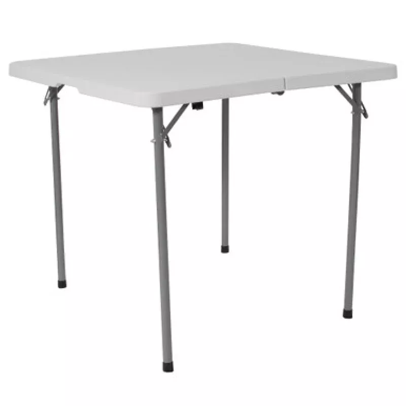 33.5 White & Gray Contemporary Multipurpose Folding Table | Pool Central