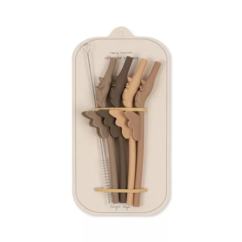 4 PACK SILICONE STRAWS UNICORN – shitaki mix