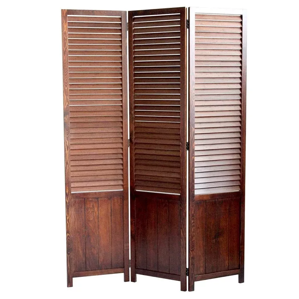 47" X 67" Brown WoodScreen