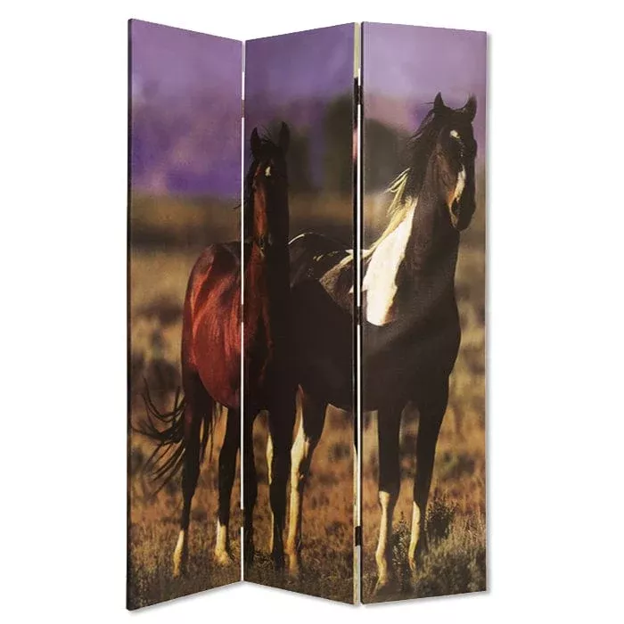 48″ X 72″ Multi Color CanvasScreen With Nurturing Mare