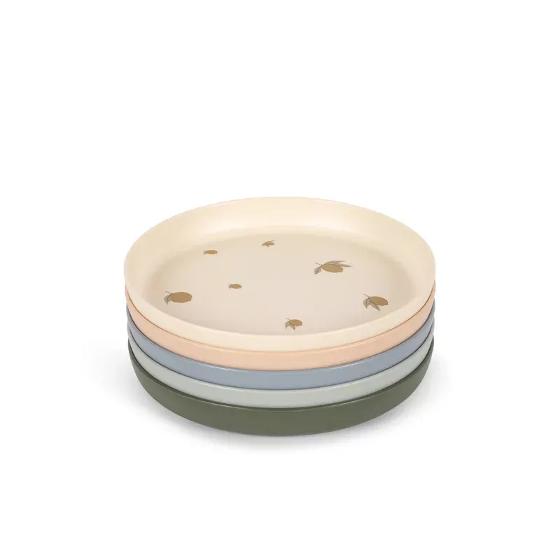 5 PACK PLATES – lemon mix
