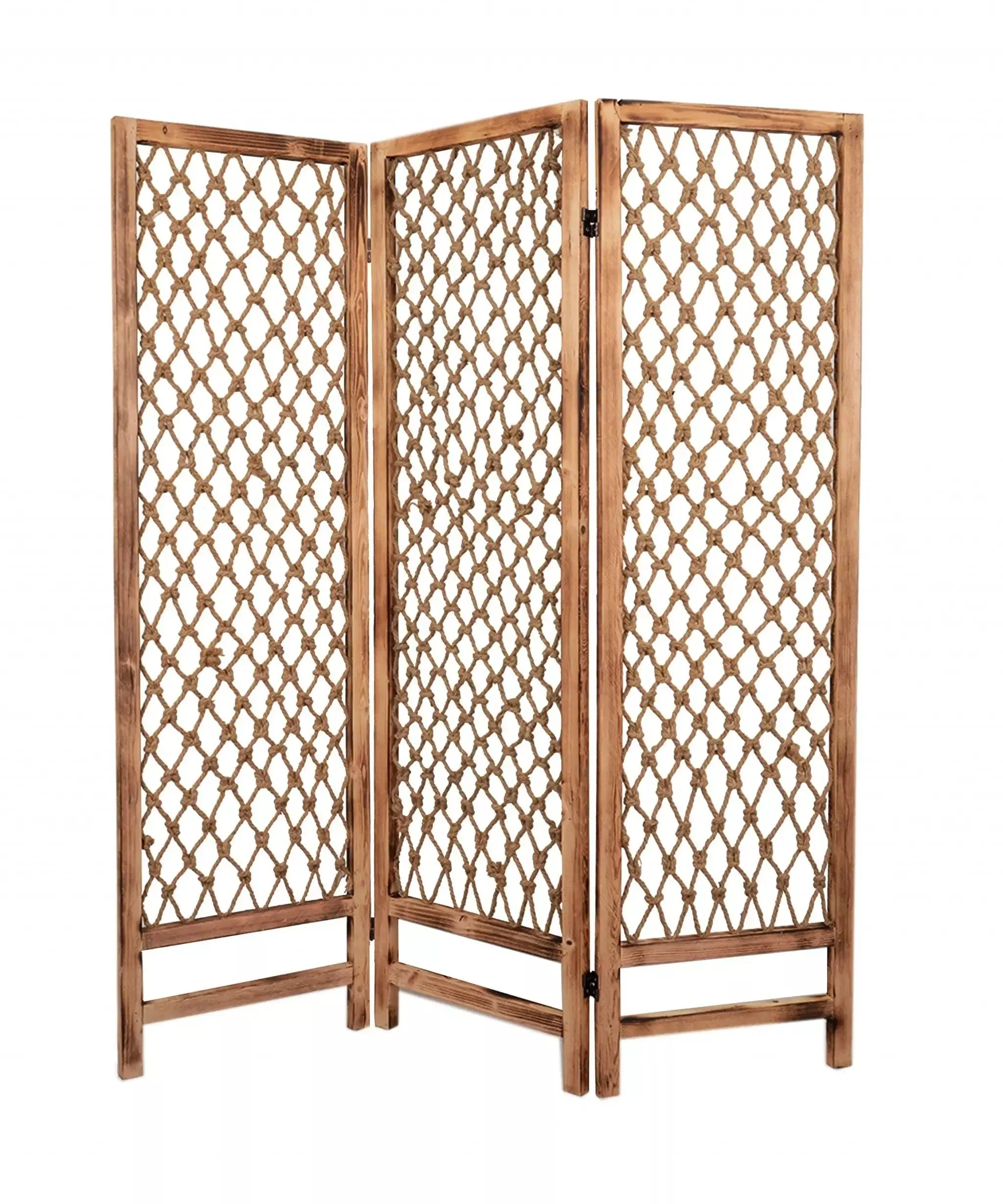 60 X 69 Natural Rope WoodenScreen