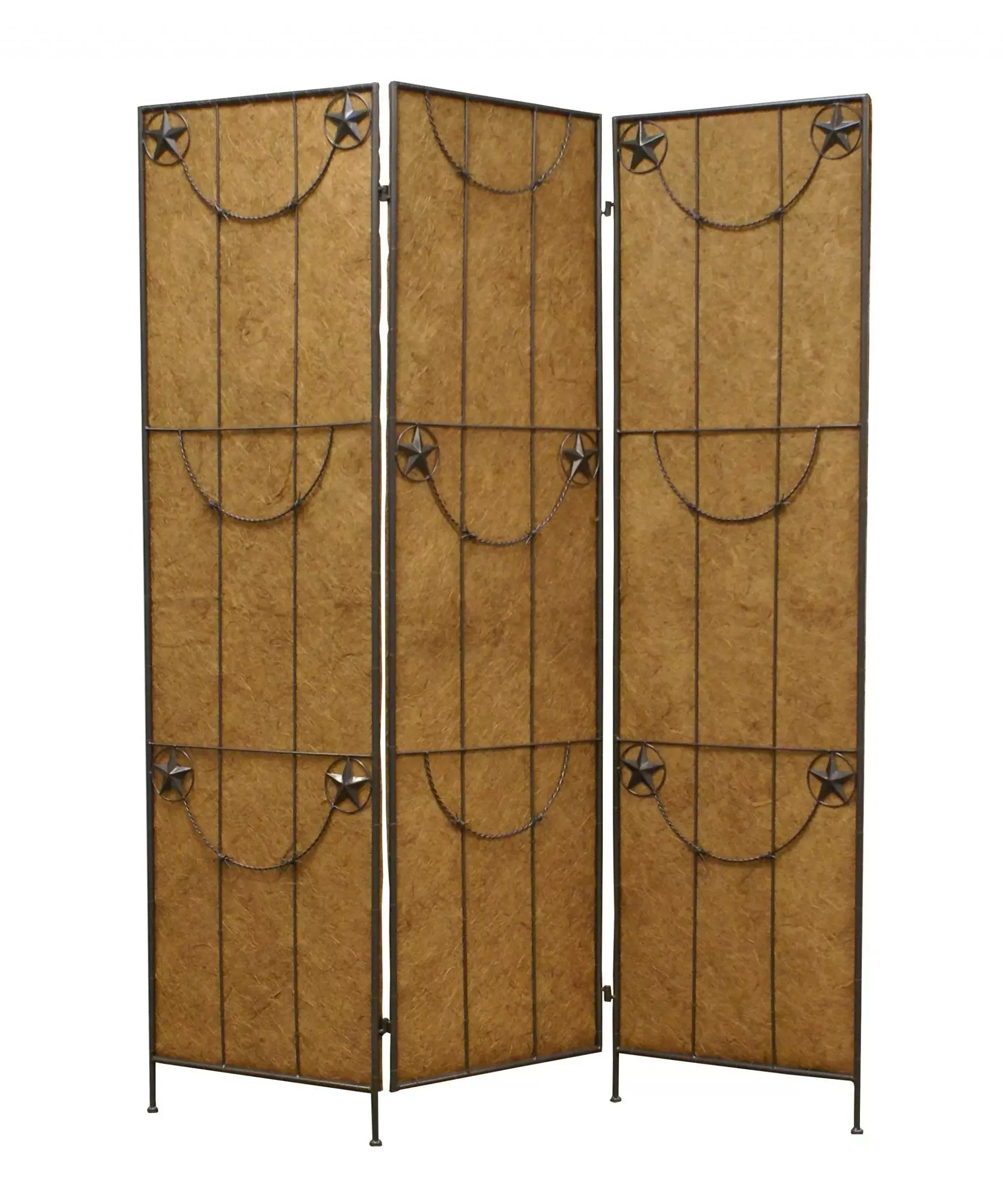 60 X 72 Brown Metal Lone Star – Screen
