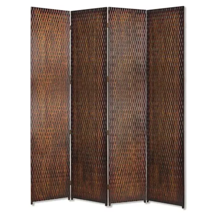84" X 84" Brown WoodScreen
