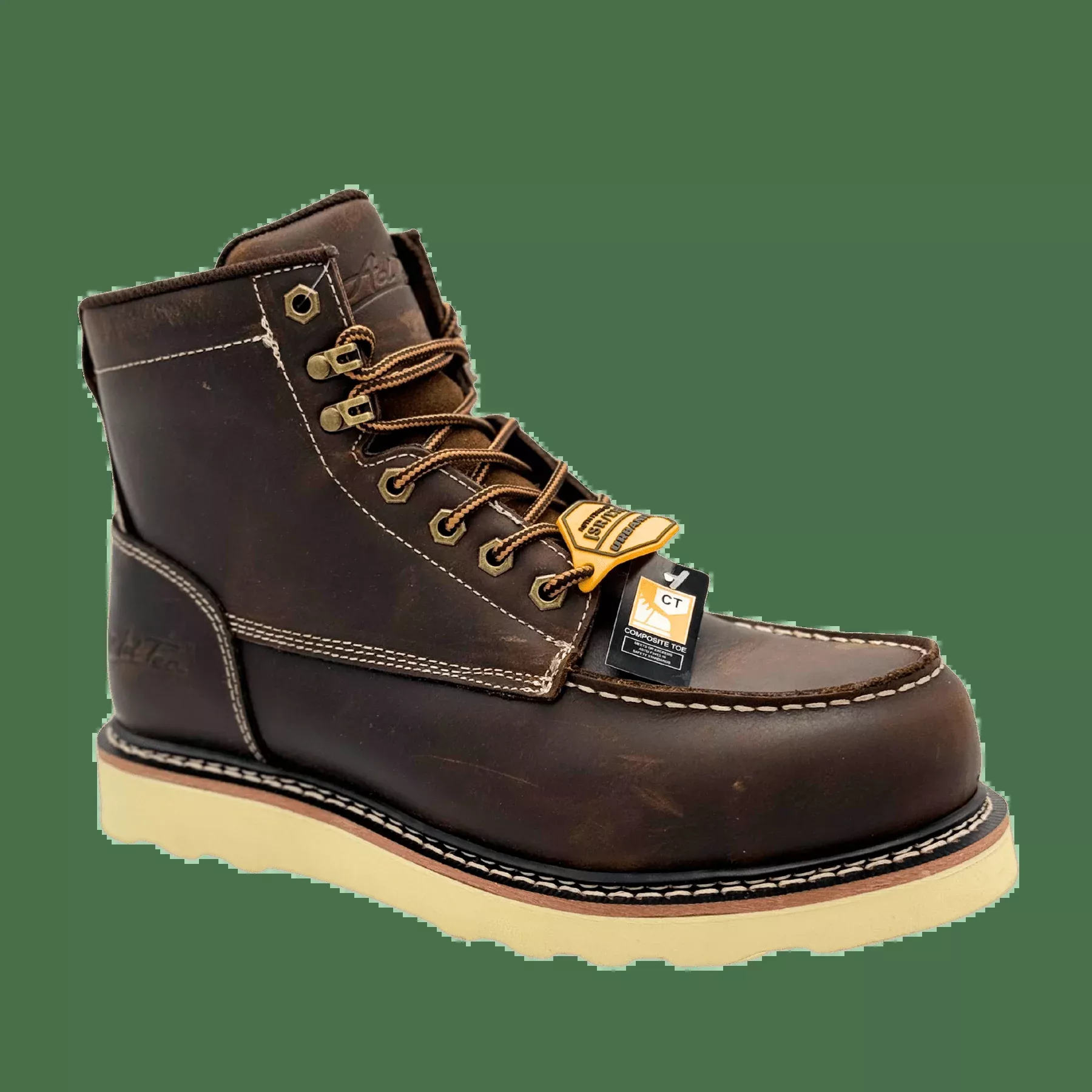 AdTec Men Rancho – Men’s 6″ Moc-Toe Work Boot