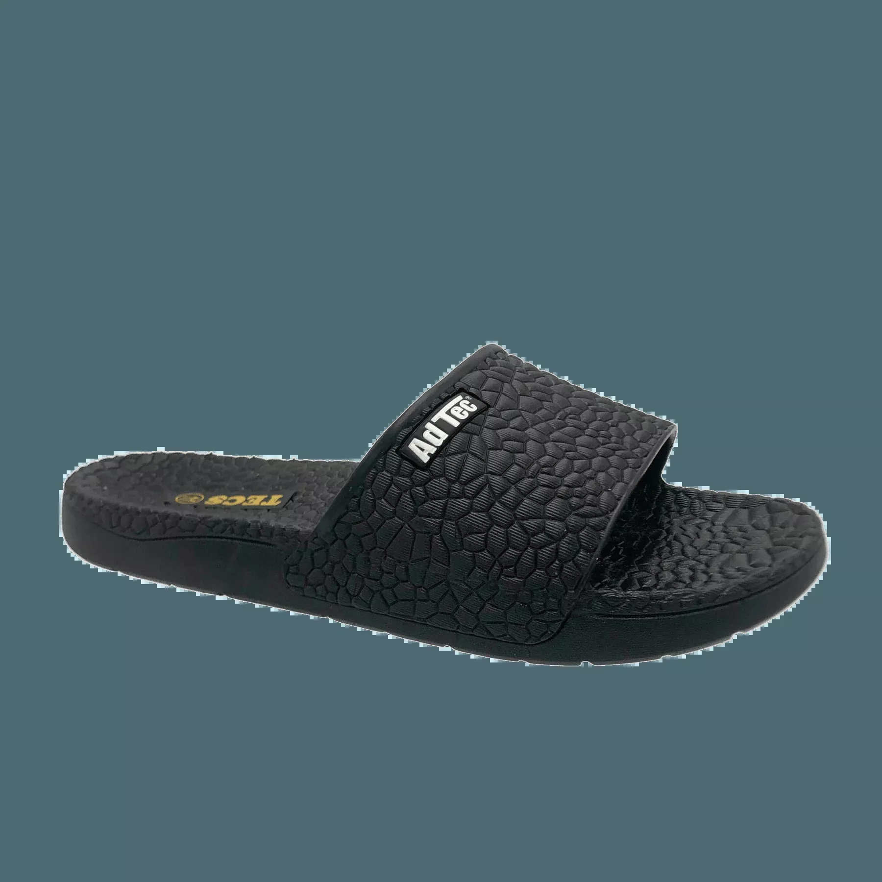 AdTec Men's Black Pebble Sandals