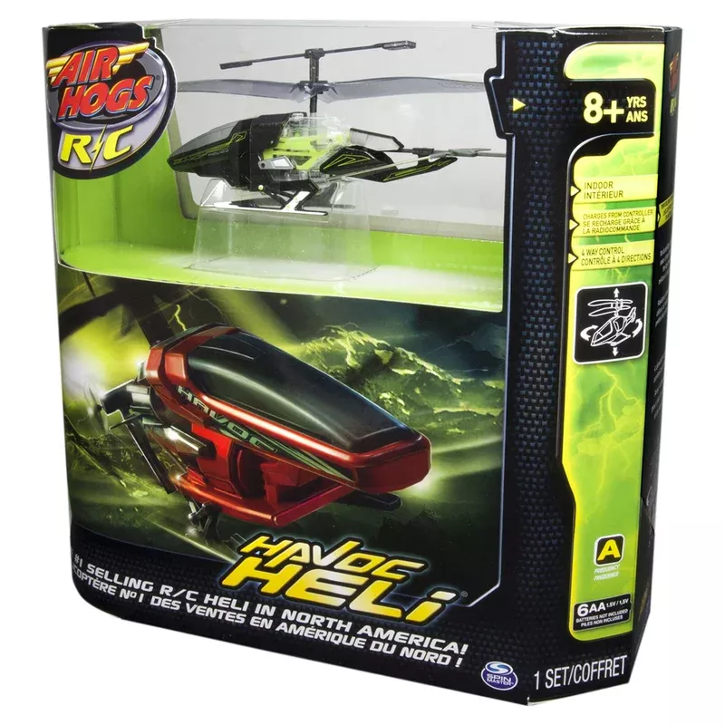 Air Hogs Remote Control Havoc Heli – Agile Indoor Flyer – Green