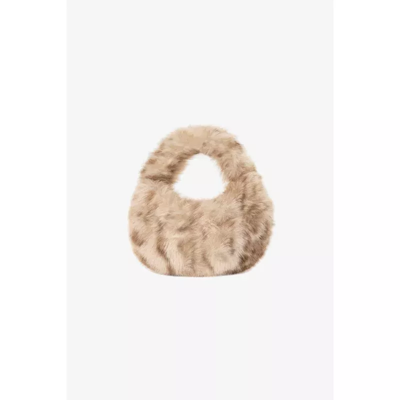 ALIX BEIGE LEOPARD HOBO BAG