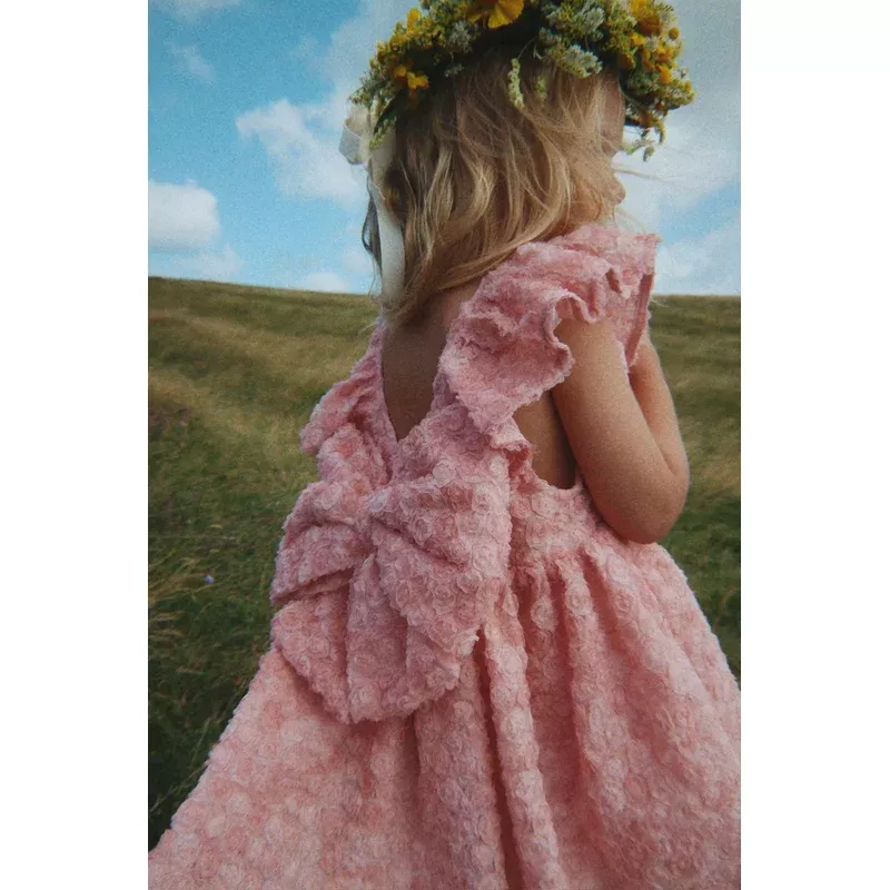 ALLY FLOWER DRESS – veiled rose
