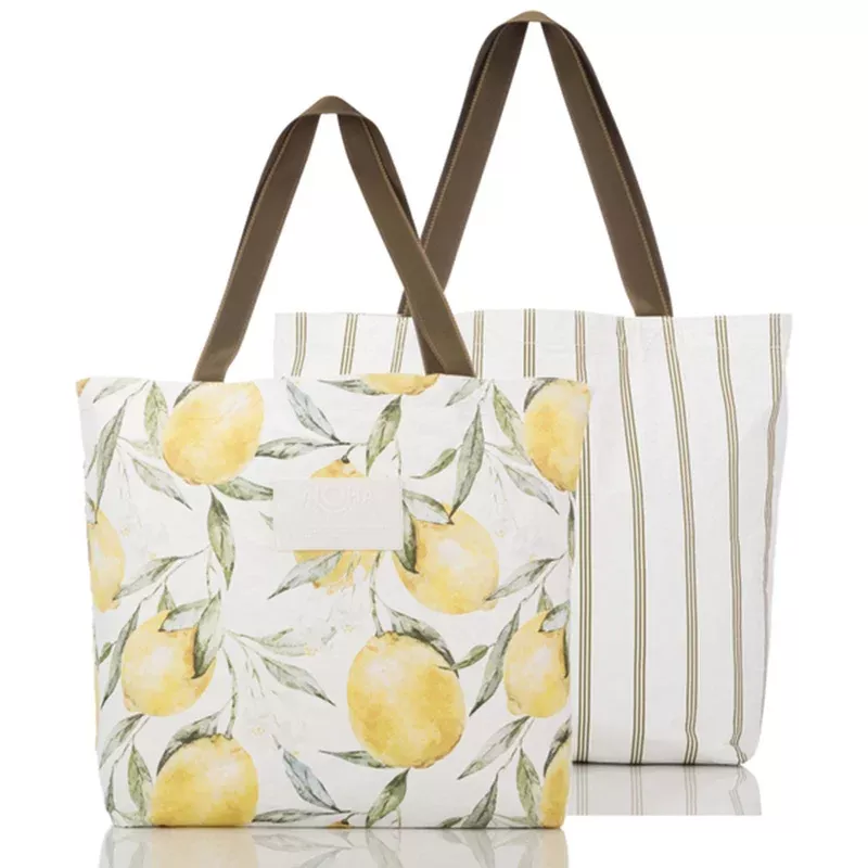 ALOHA Limoncello Reversible Beach Tote