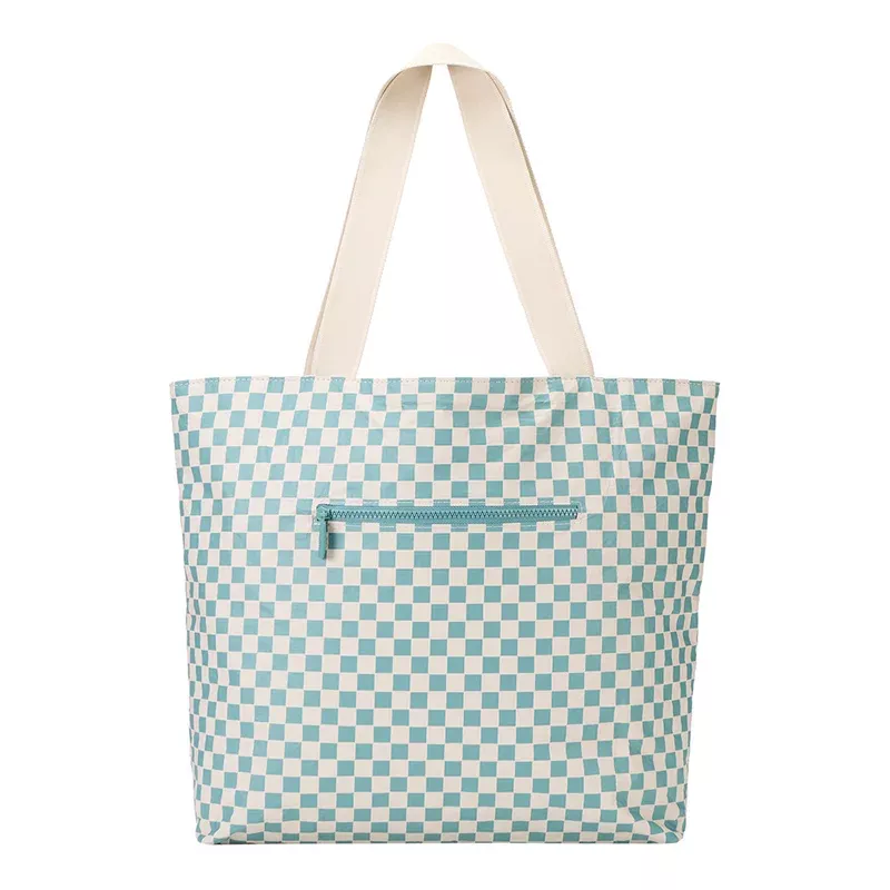 ALOHA Petite Check Day Tripper Beach Tote