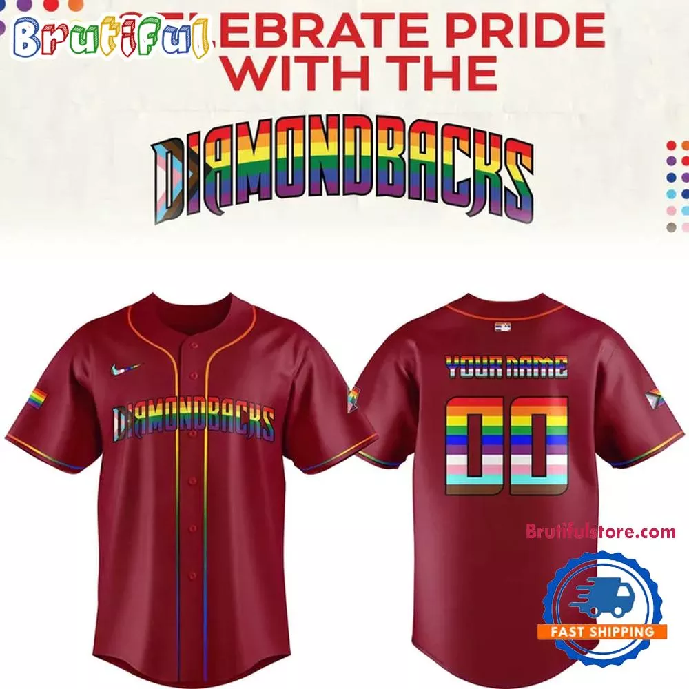 Arizona Diamondbacks 2025 Pride Night Custom Baseball Jersey