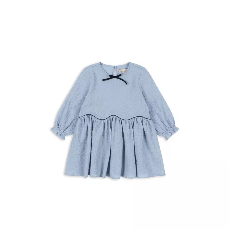 AVA DRESS – blue fog