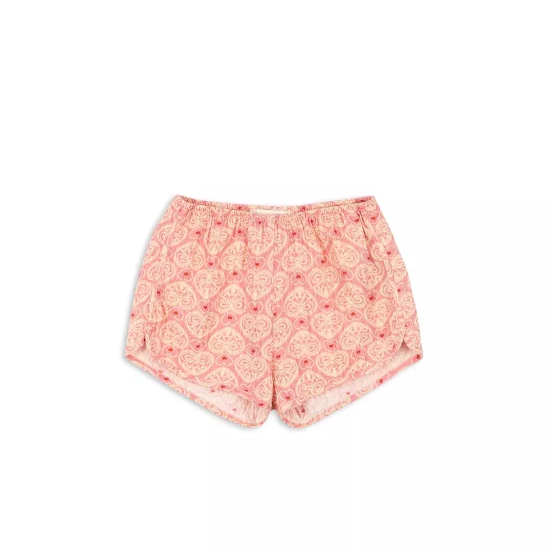 AVA SHORTS GOTS – lacy pink