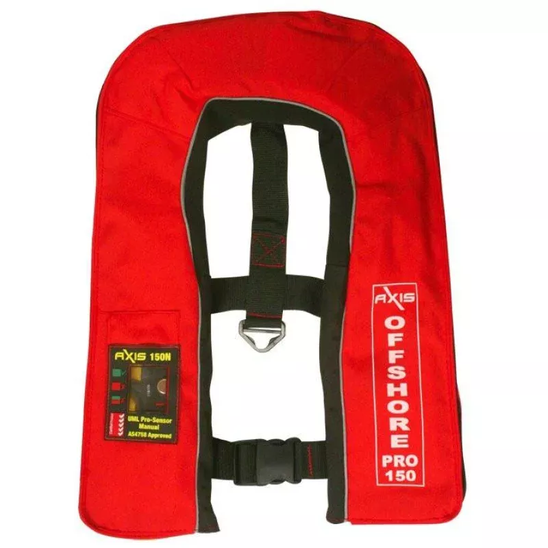 AXIS Offshore Pro 150N Inflatable Life Jacket PFD w/ Harness