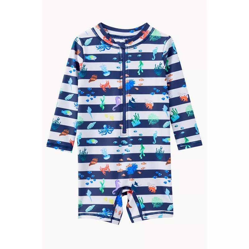 Baby Boys Marine Sunsuit