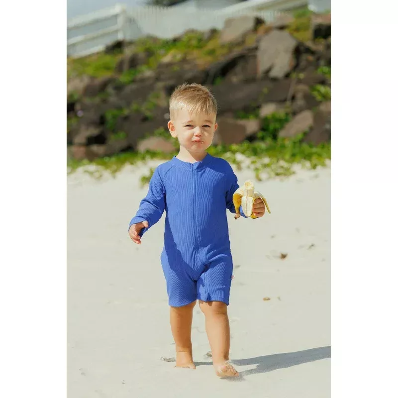 Baby Boys Zip Boyleg Sunsuit