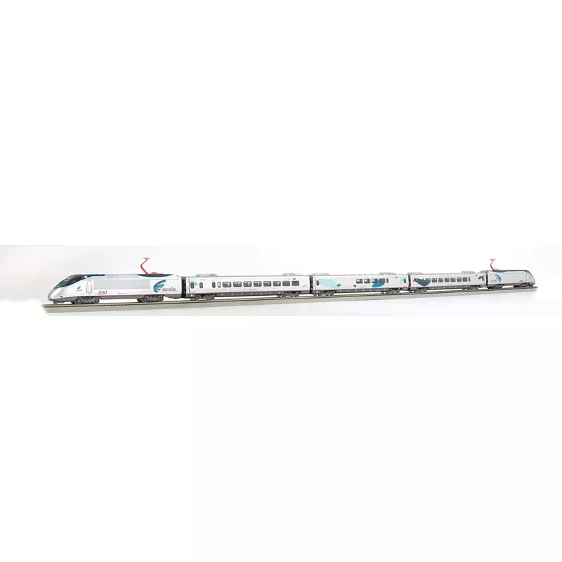 Bachmann Trains – Amtrak Acela HO Scale Electric Train Set with DCC