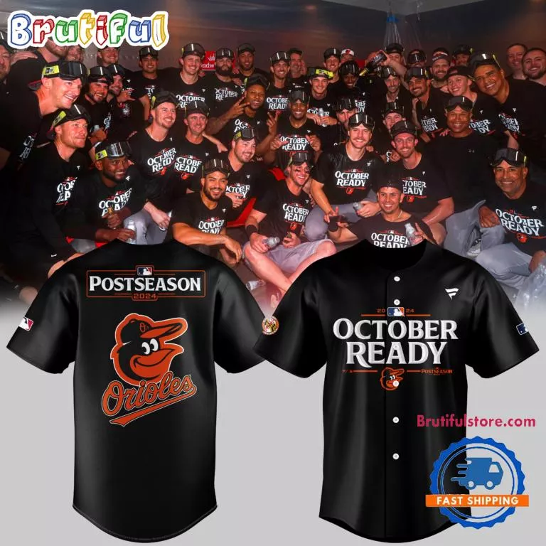 Baltimore Orioles 2024 MLB Postseason October Ready Baseball Jersey