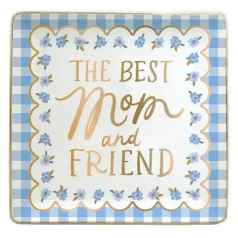 THE BEST MOM TRINKET TRAY