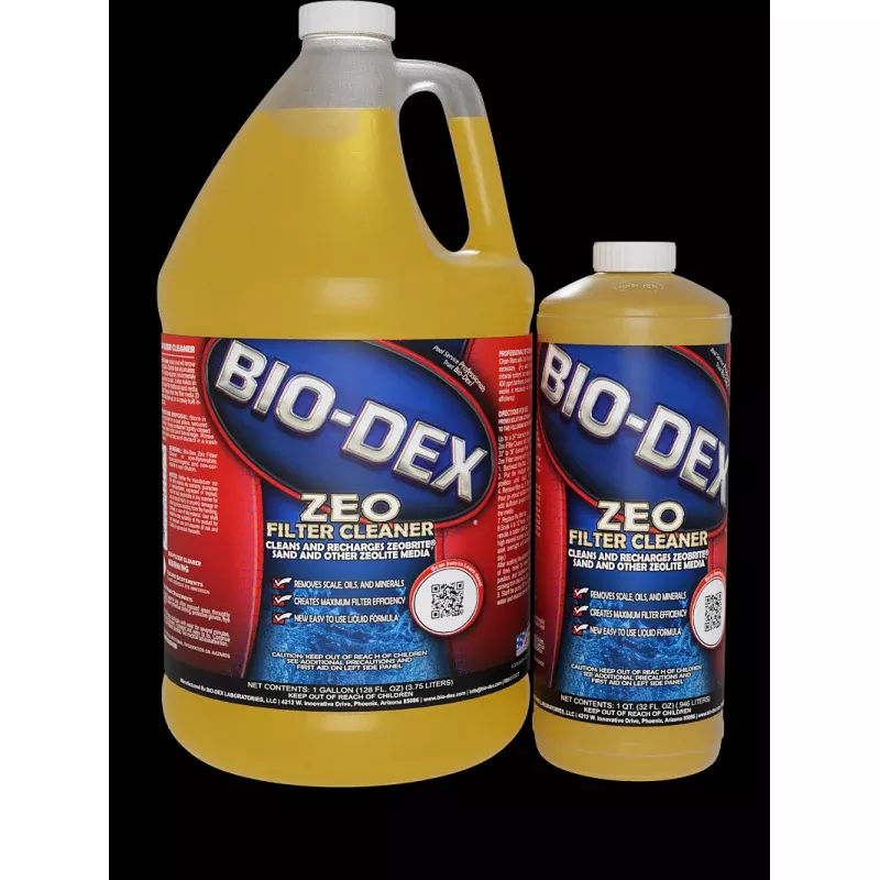 Bio-Dex Laboratories – ZEO32 – Zeo Filter Cleaner – 1 Quart Bottle – 12 Per Case