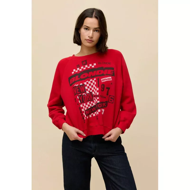 BLONDIE SELF-TITLED SHRUNKEN SWEATSHIRT