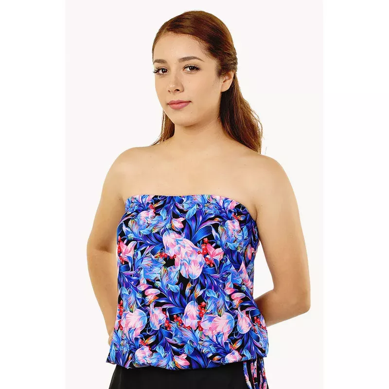 Botanical Garden Bandeau Tankini Separate
