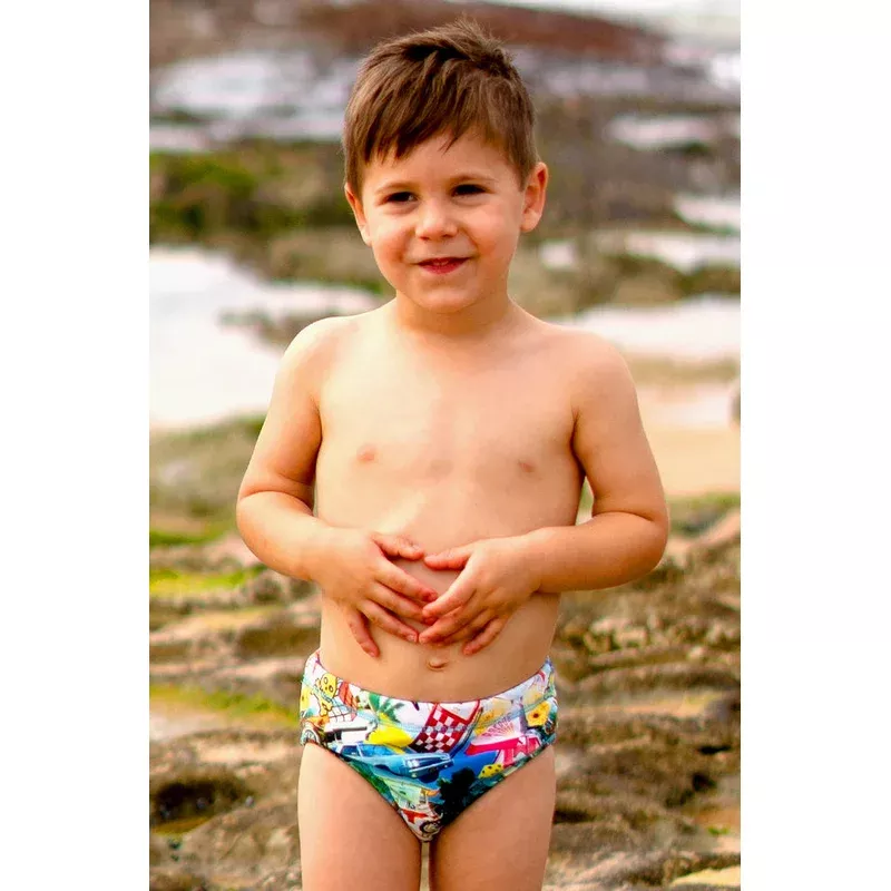 Boys Mash Up Swim Nappy