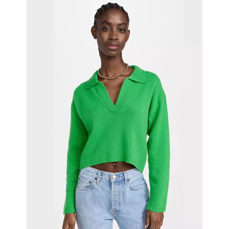 BRIGHT GREEN LIGHTWEIGHT CROP COLLAR