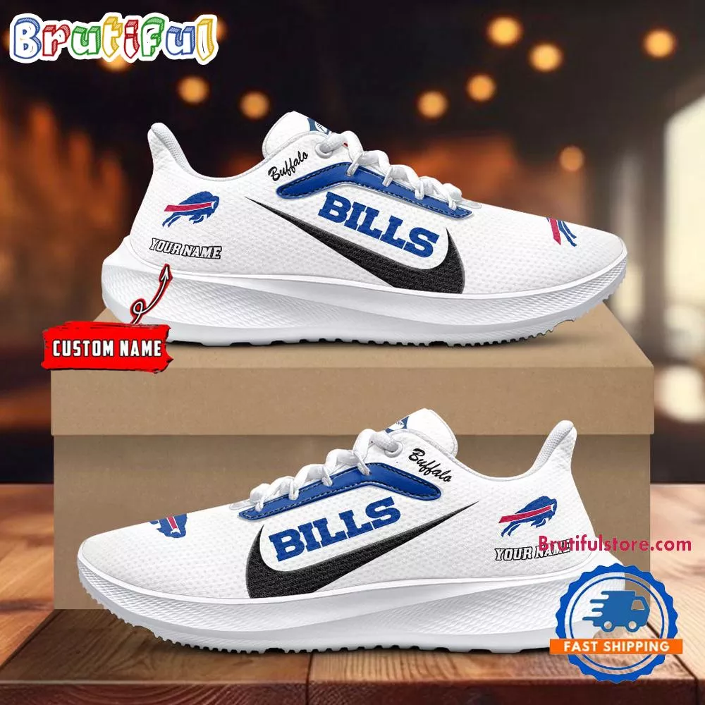 Buffalo Bills Personalized Lightweight Patch Decor Running Shoes Sneaker