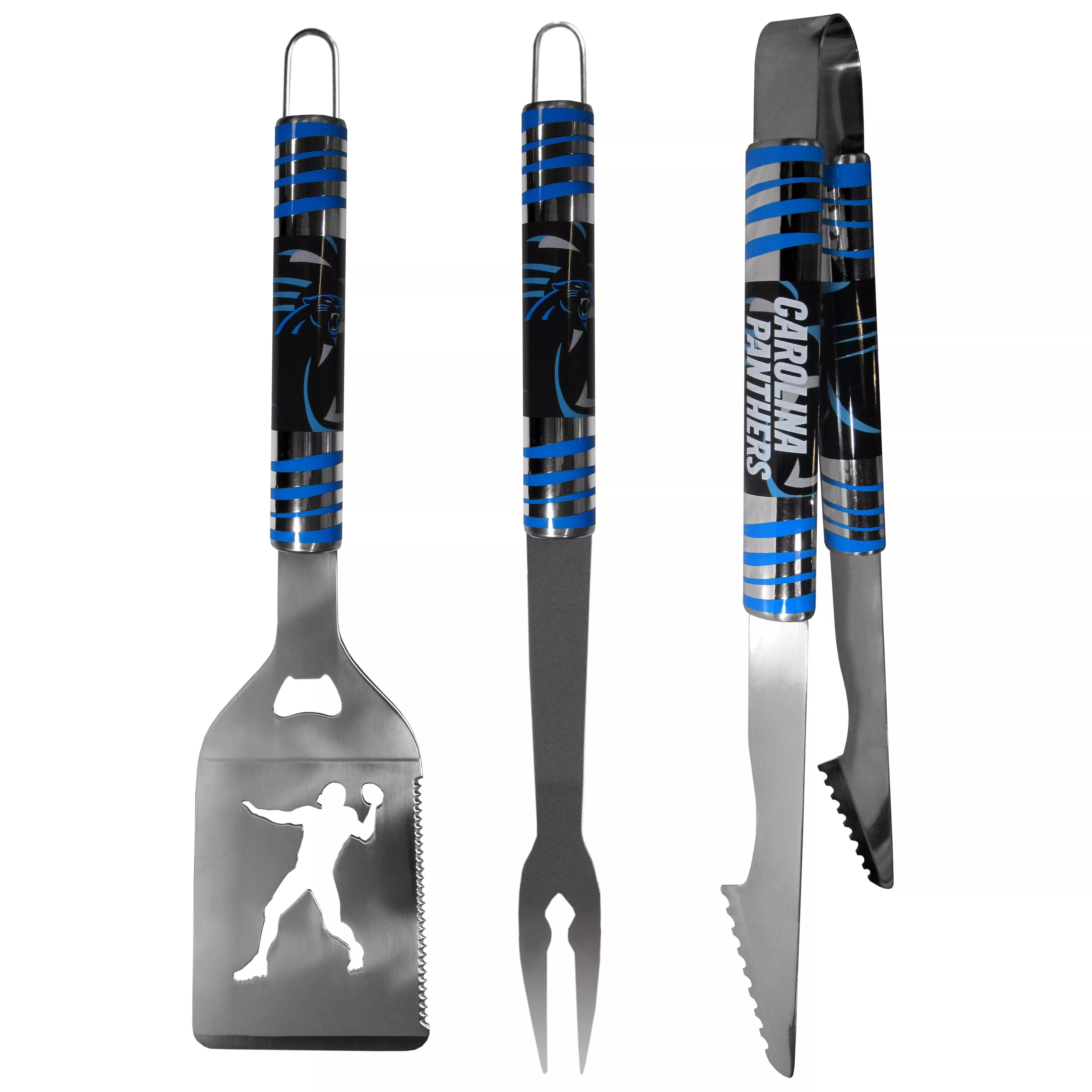 Carolina Panthers 3 pc Tailgater BBQ Tools