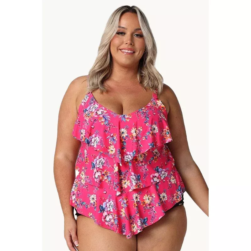 Castaway Tiered Frill Tankini Separate