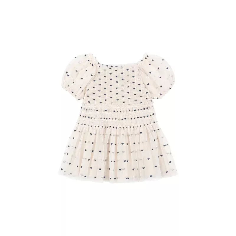 CHARLENE DRESS – coeur navy