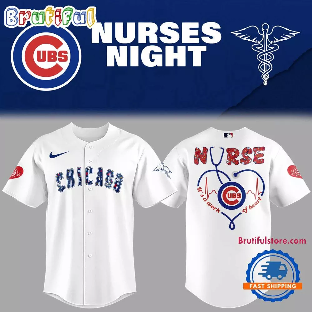 Chicago Cubs NURSES NIGHT Baseball Jersey