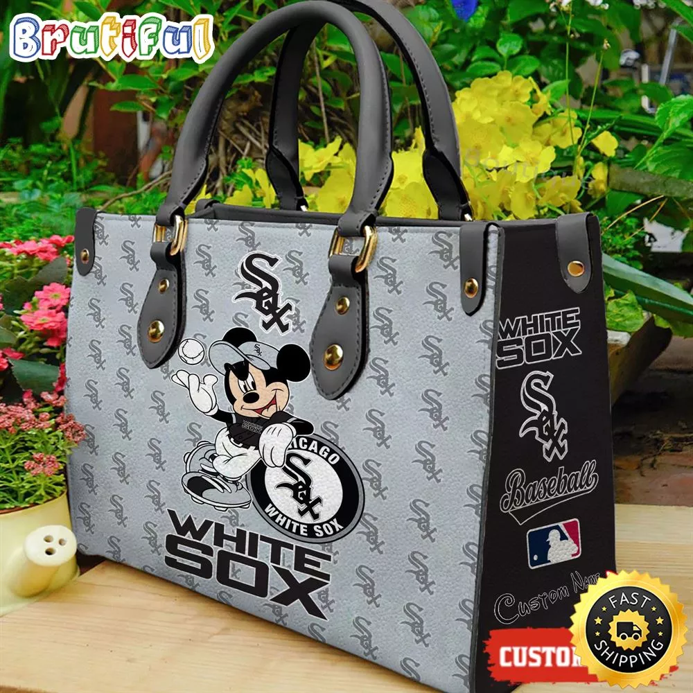 Chicago White Sox Mickey Women Leather Hand Bag